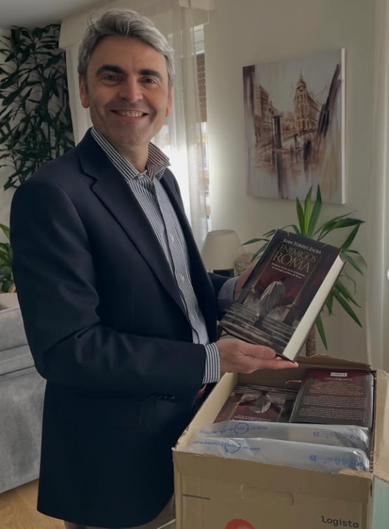 Juan Torres Zalba cierra su trilogía con 'Enemigos de Roma'