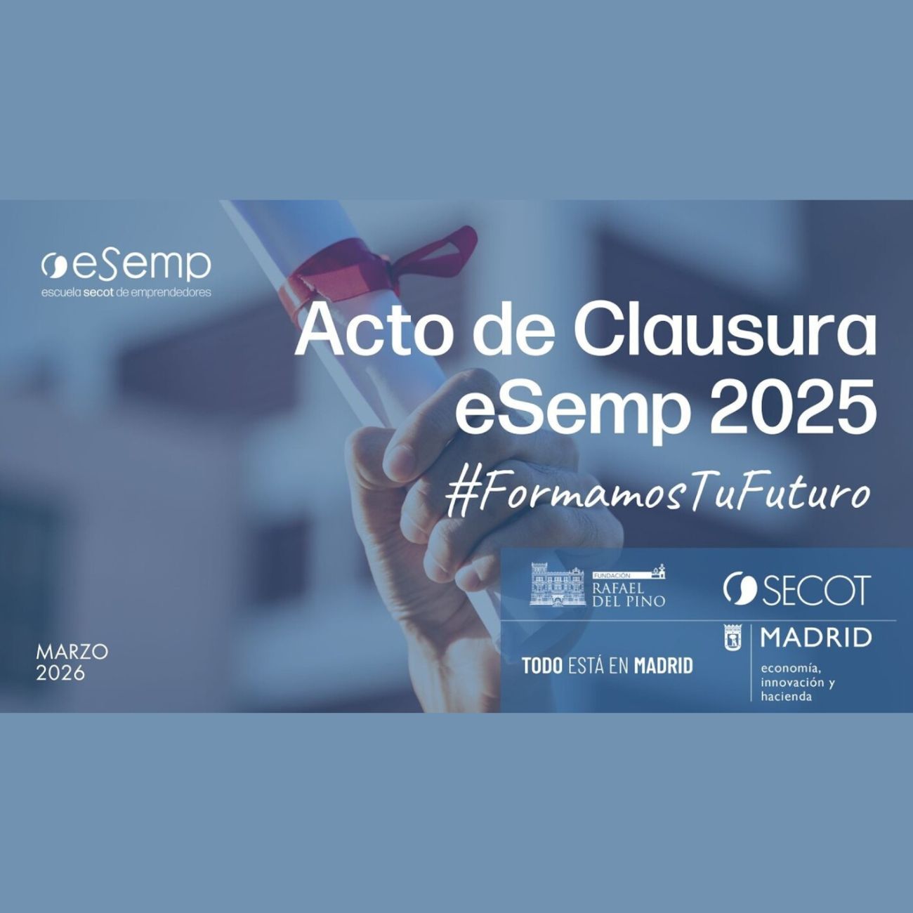 SECOT clausura eSemp 2025 celebrando el liderazgo y el aprendizaje. Fuente: Canal de YouTube de SECOT.