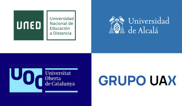 UNED, UOC, Grupo UAX y UAH destacan en el impulso de la Formación Online desde la excelencia