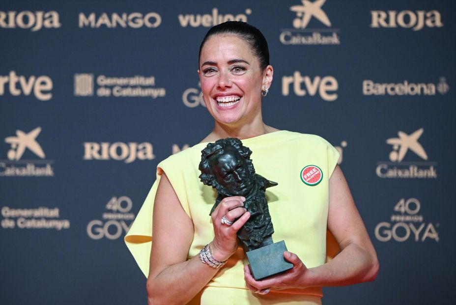 EuropaPress 7328752 actriz patricia lopez arnaiz posa recibir goya mejor actriz protagonista EuropaPress 7328752 actriz patricia lopez arnaiz posa recibir goya mejor actriz protagonista