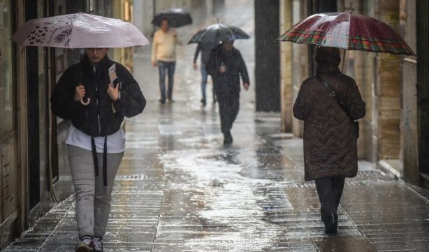 Cambio radical del tiempo en España: llega la borrasca Regina con lluvias intensas