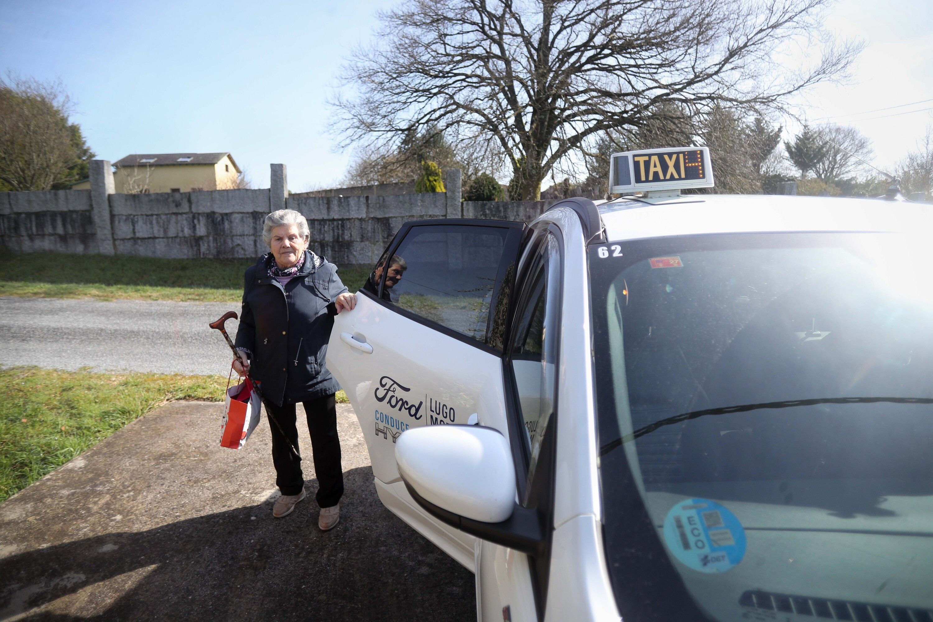 El servicio de taxi bajo demanda para zonas rurales de Lugo, en marcha
