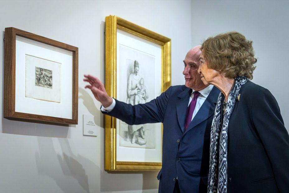 EuropaPress 7331871 reina sofia inauguracion catedral burgos exposicion picasso raices biblicas