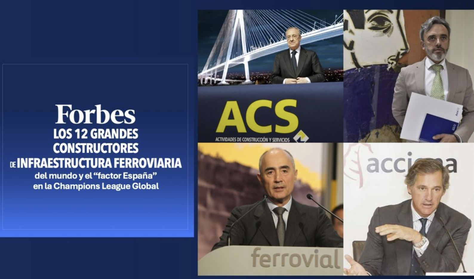 España se sube al podio ferroviario mundial: cuatro empresas entre los gigantes globales