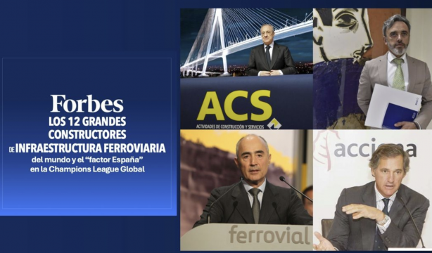 España se sube al podio ferroviario mundial: cuatro empresas entre los gigantes globales