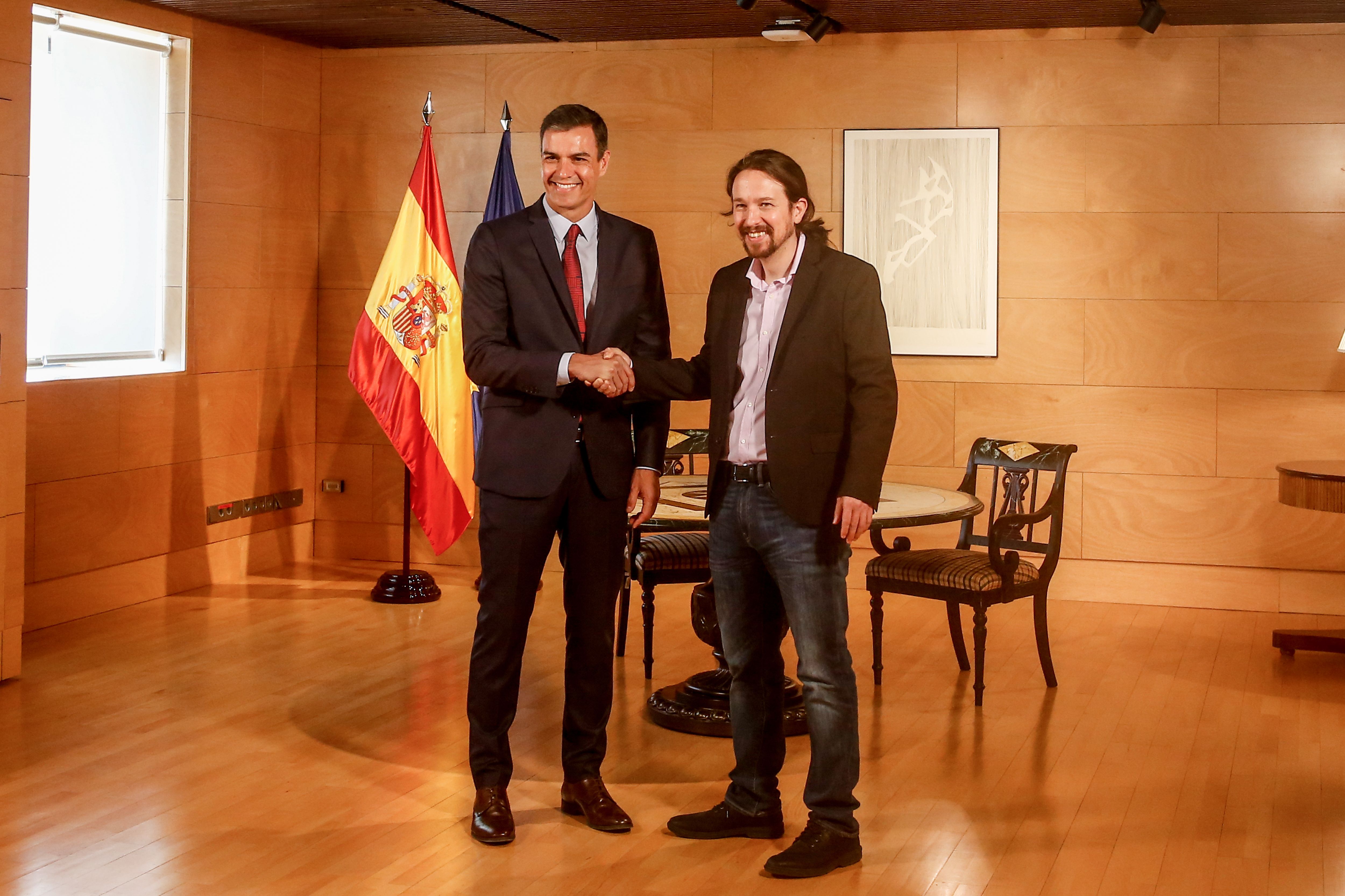 Pedro Sánchez y Pablo Iglesias