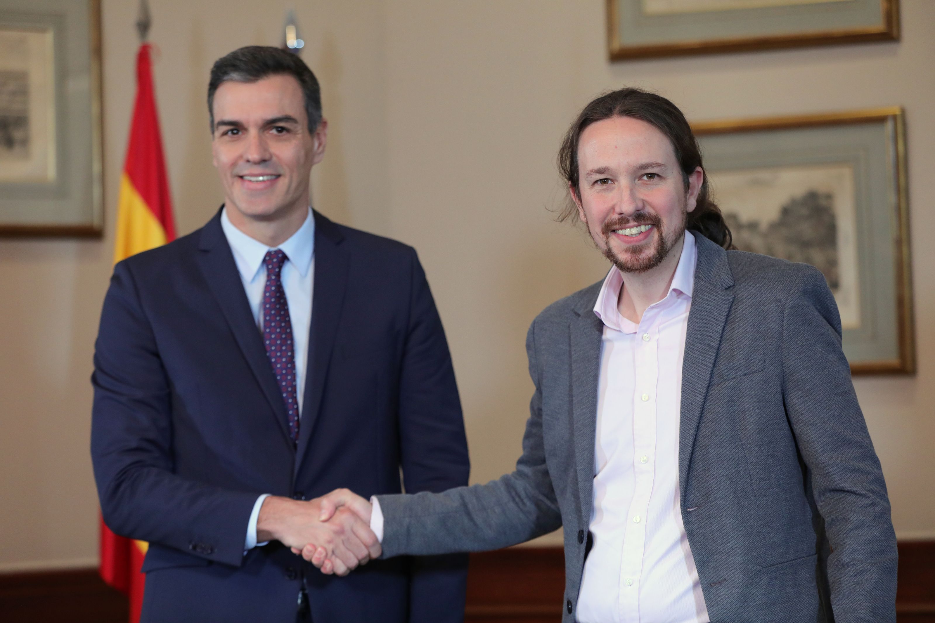 Pedro Sánchez y Pablo Iglesias