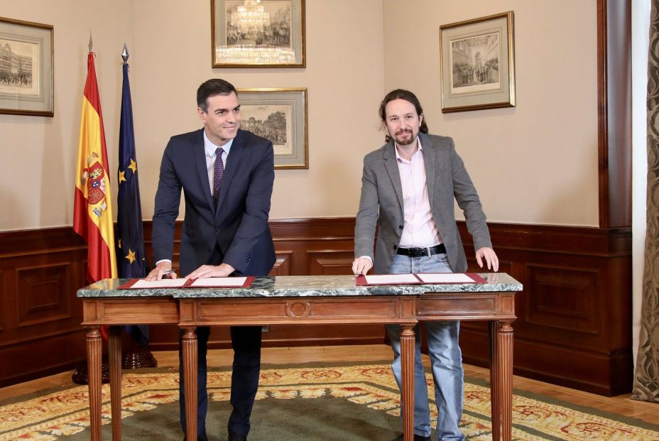 Pedro Sánchez y Pablo Iglesias