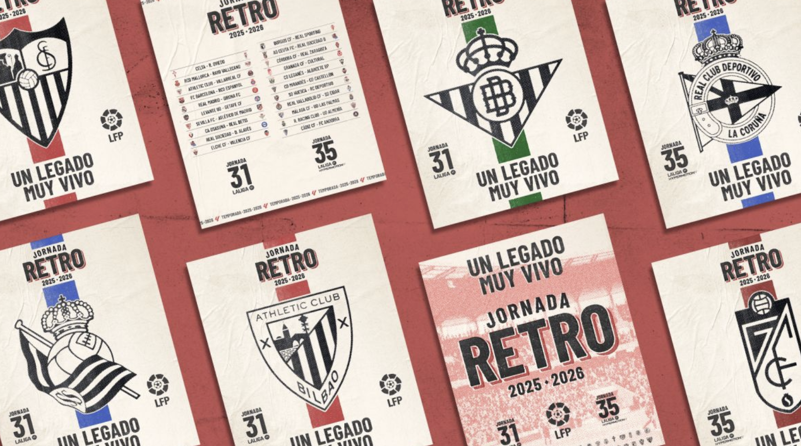 LALIGA lanza por primera vez en su historia una Jornada Retro