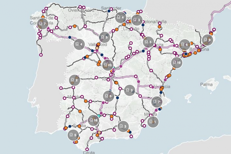 Renfe estrena web para saber en tiempo real la ubicación de trenes