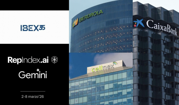 Iberdrola, Cellnex y Caixabank lideran la reputación del IBEX35 para Google Gemini