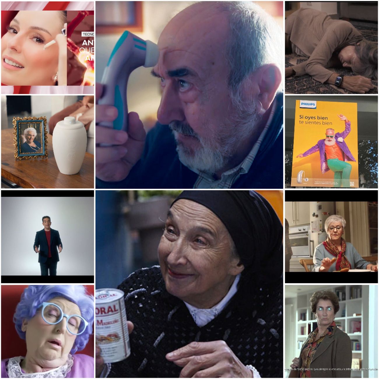 Los 10 anuncios más edadistas de los últimos años: del abuelo con el Satisfyer a la fabada Litoral