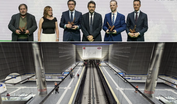 La prolongación de la Línea 3 de Metro de Madrid, ejecutada por Azvi, reconocida como Mejor Obra