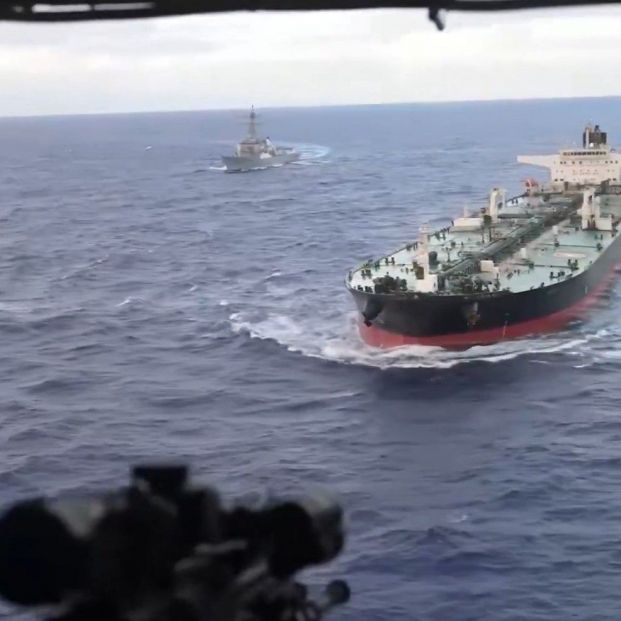 EuropaPress 7278301 petrolero aquila ii flota fantasma rusa apresado eeuu indico