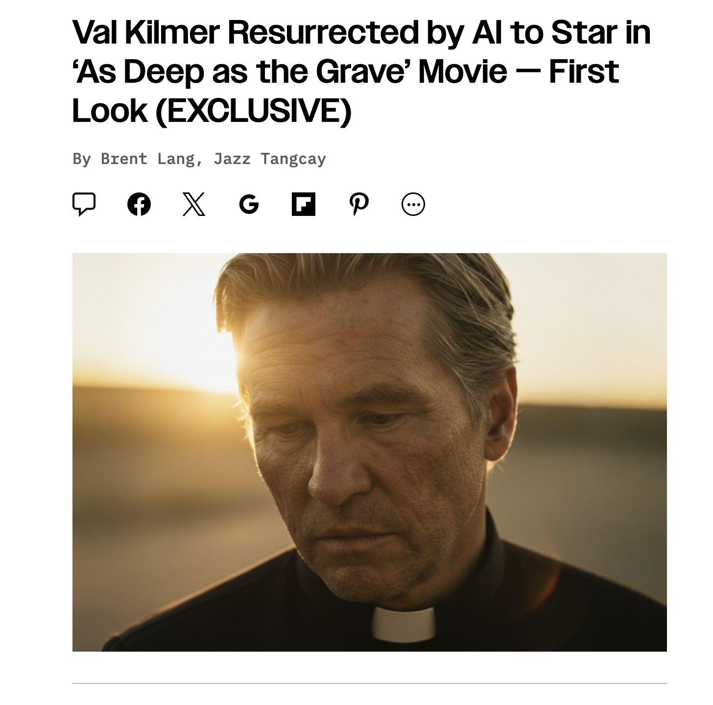 Val Kilmer, 'resucitado' gracias a la Inteligencia Artificial