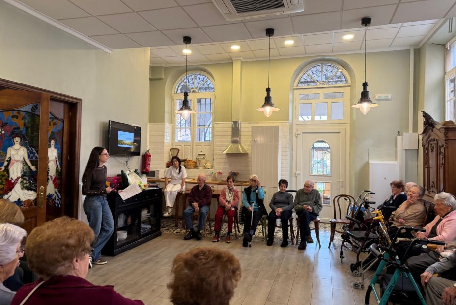 Taller de reminiscencia. Fotografía cedida.