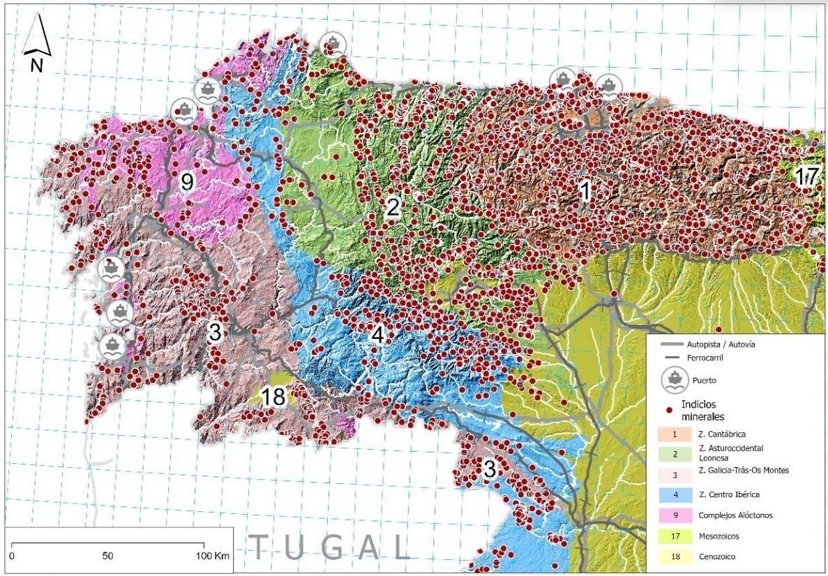 El Programa Nacional de Exploración Minera 2026-2030 apunta al potencial de la zona de Galicia y Trás-os-Montes (Portugal) con diferentes minerales estratégicos. Fuente: Europa Press. El Programa Nacional de Exploración Minera 2026-2030 apunta al potencial de la zona de Galicia y Trás-os-Montes (Portugal) con diferentes minerales estratégicos. Fuente: Europa Press.