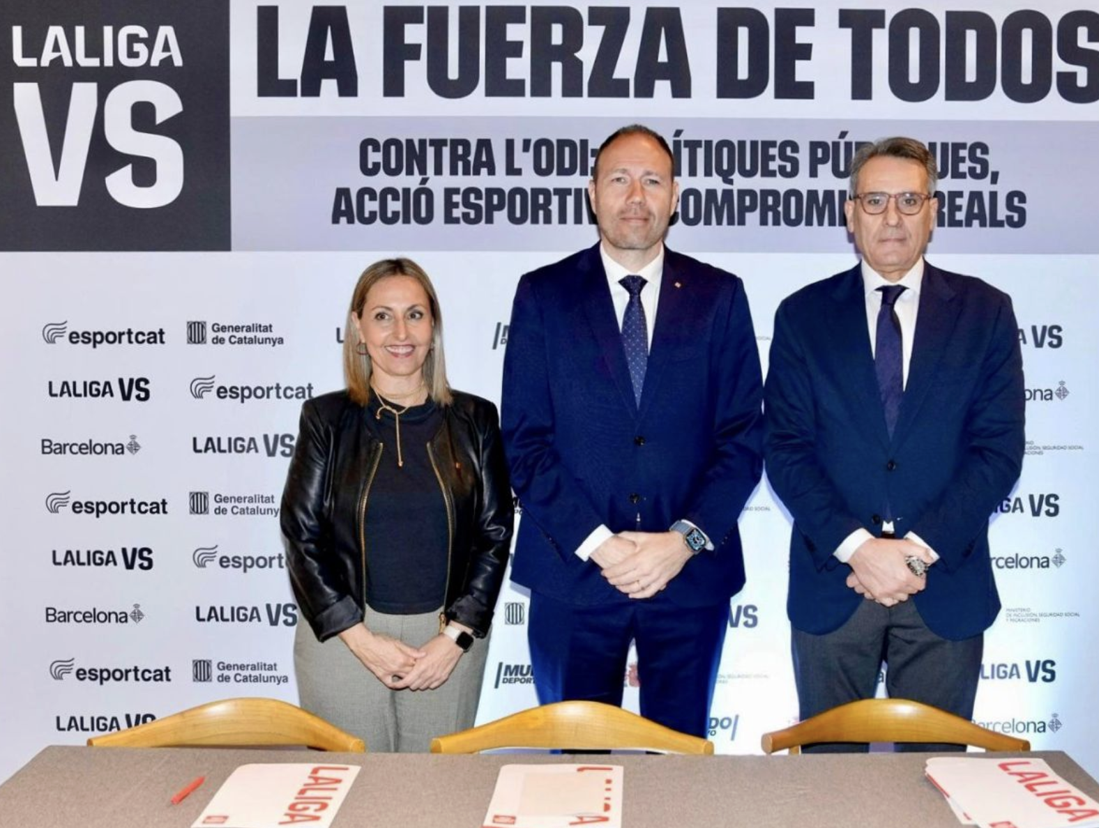 LALIGA refuerza sus acciones en la lucha contra el odio con un acuerdo con el Gobierno de Cataluña