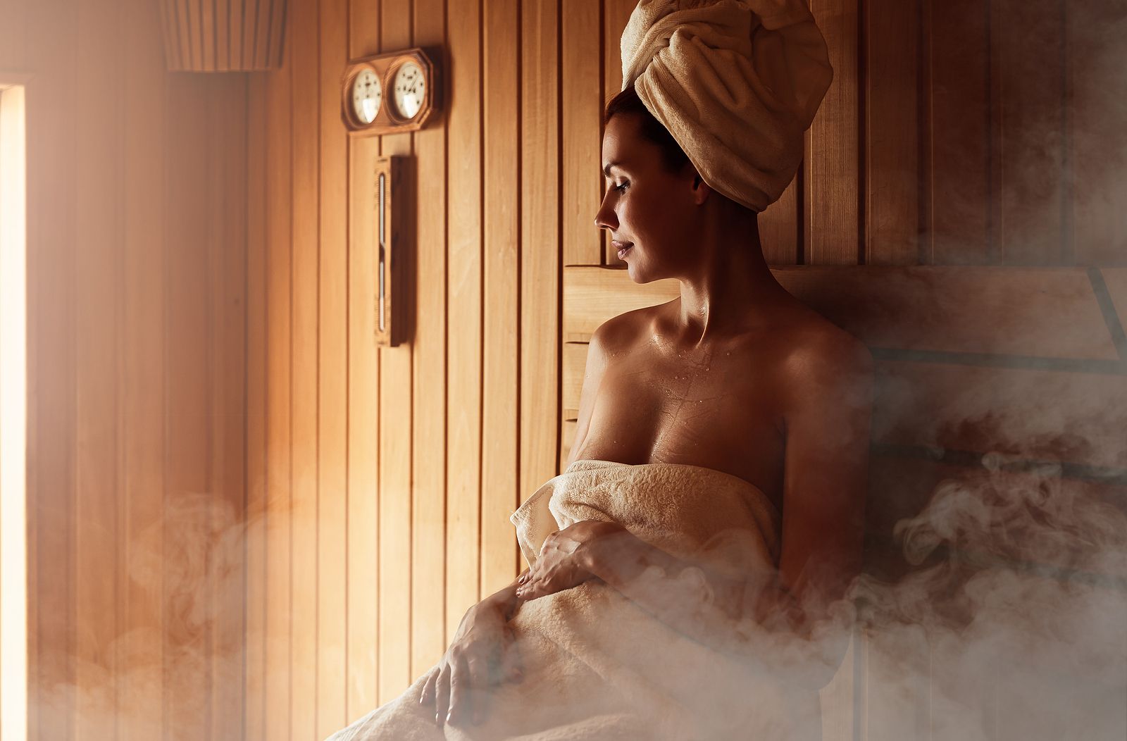 Los baños de sauna pueden estimular la respuesta inmunitaria . Foto. Bigstock.