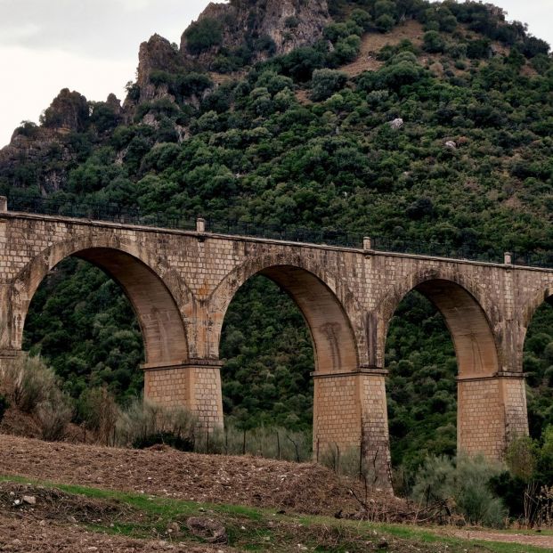 Viaducto en la Vía Verde de la Sierra