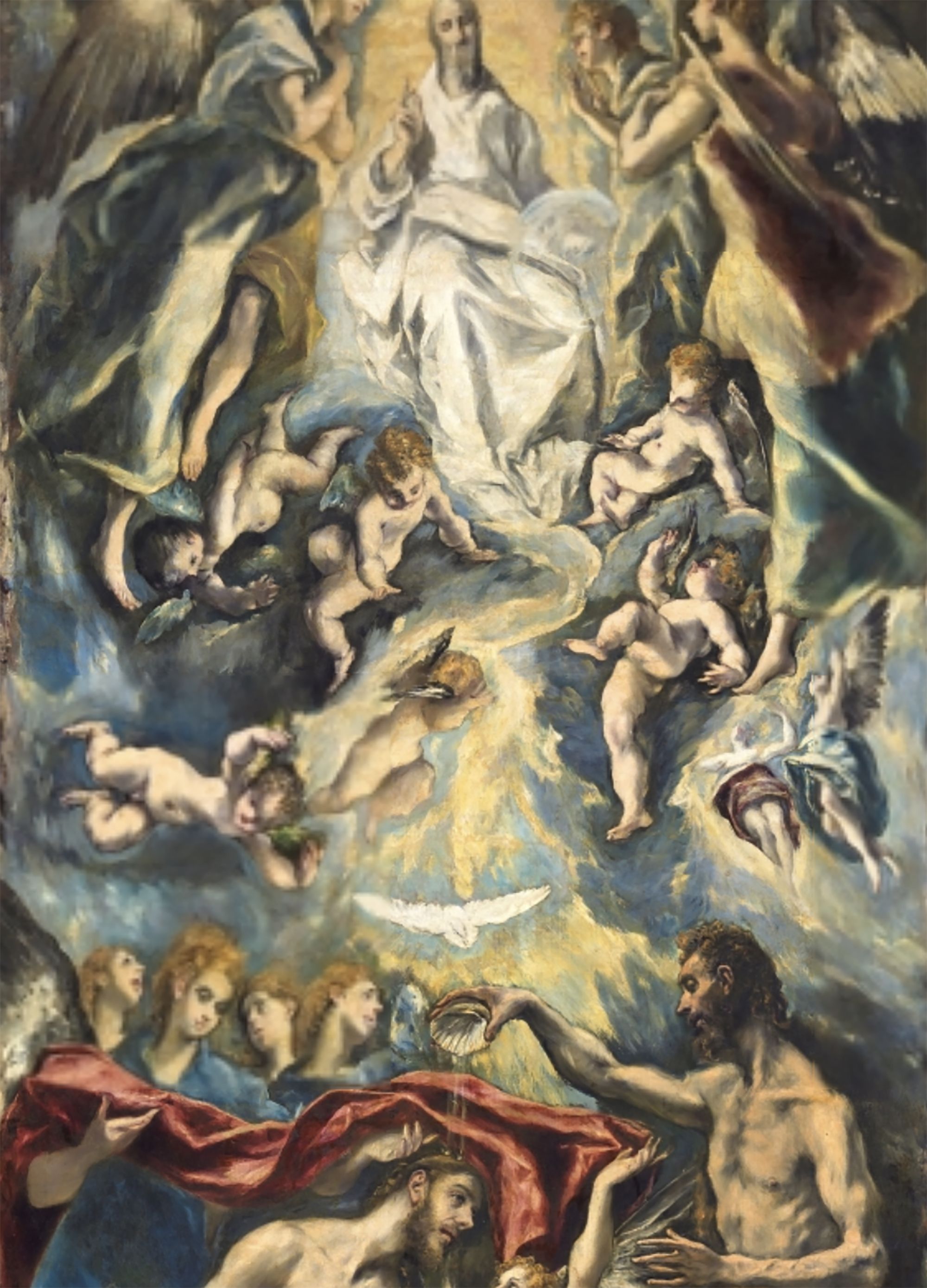 Una IA reabre el debate sobre El Greco y la autoría de 'El Bautismo de Cristo'