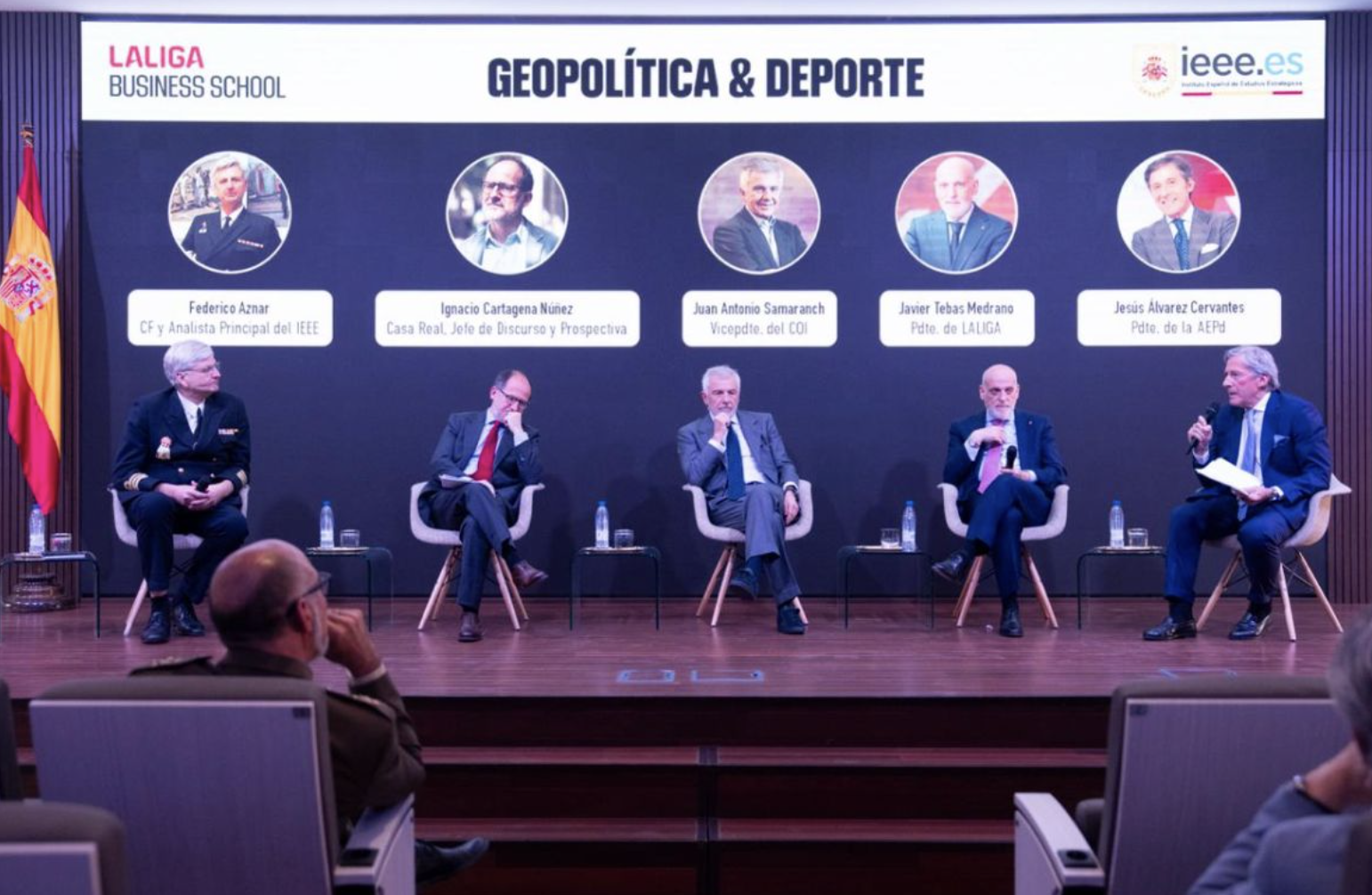 LaLiga y Ceseden sitúan el deporte en el centro del debate geopolítico internacional