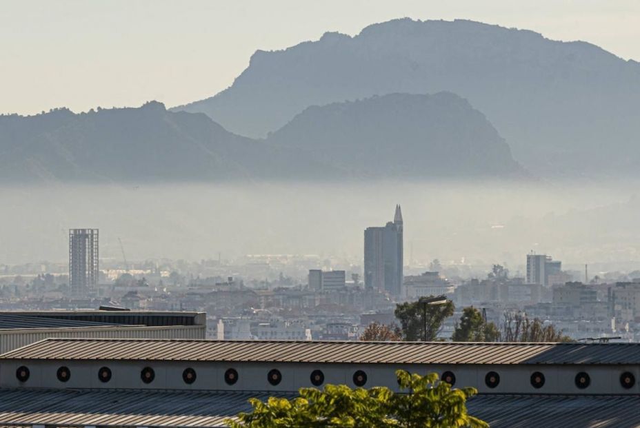 Contaminación del aire en Murcia. Fuente: Europa Press.