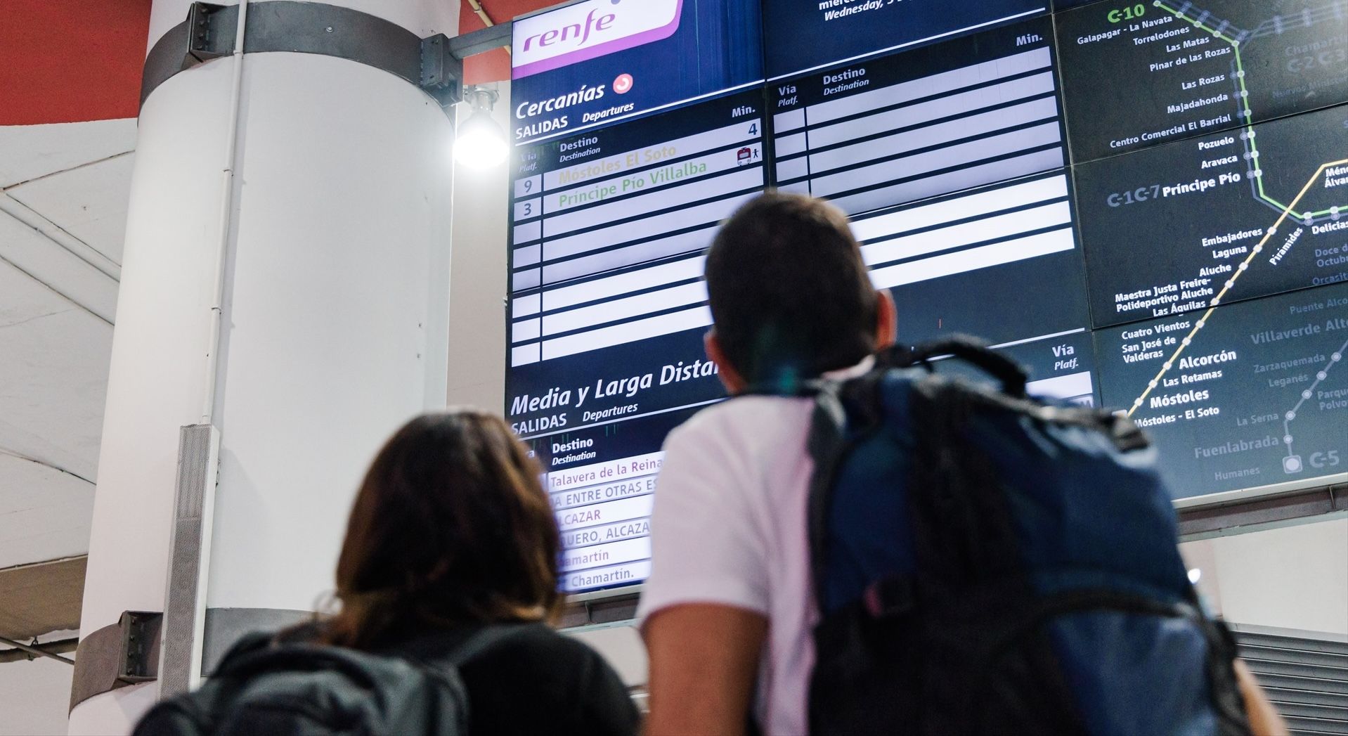 Una avería en la estación de Atocha provoca el caos ferroviario en la red de Cercanías de Madrid