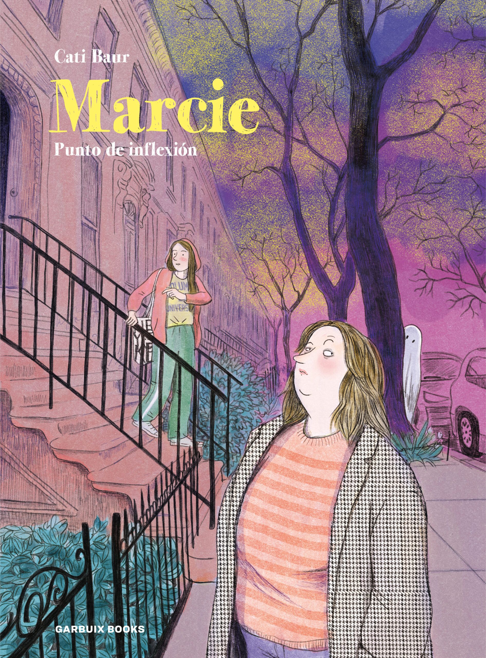 'Marcie', el comic irónico en el que la invisibilidad de la menopausia es un plus. Fuente: Garbuix Books.