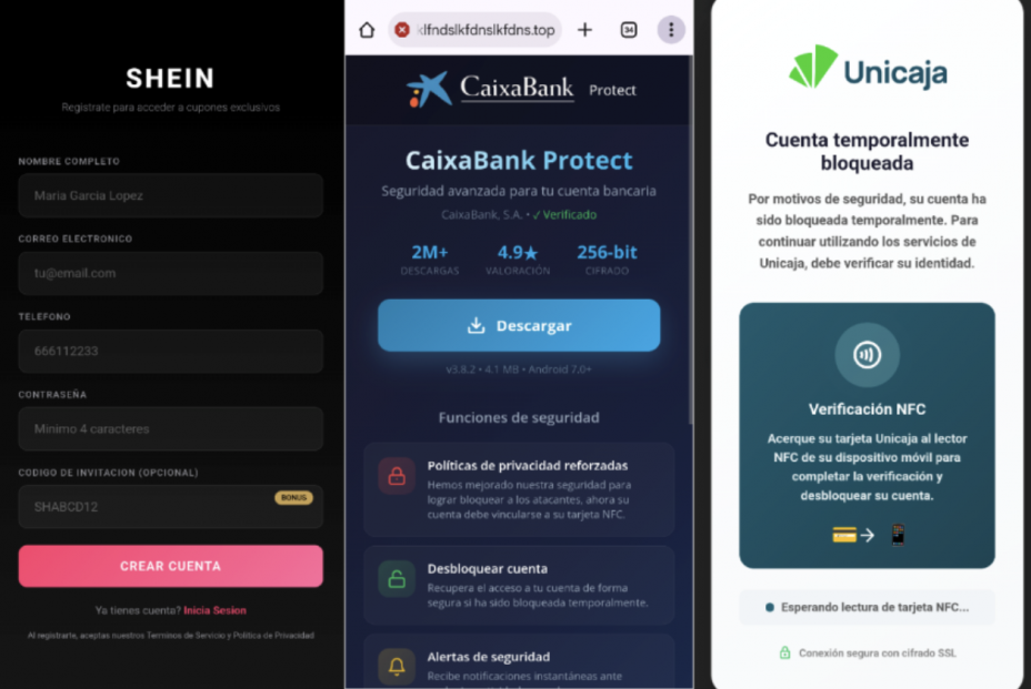 ESET detecta una campaña que usa el NFC del móvil para robar datos bancarios suplantando a bancos