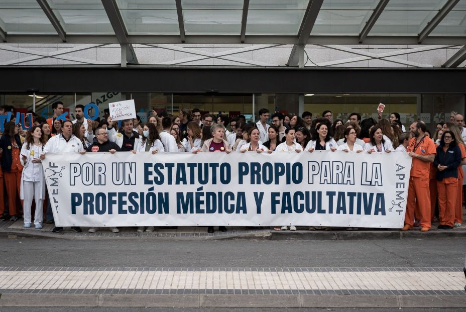 Los médicos inician este lunes la tercera semana de huelga del año por el Estatuto Marco