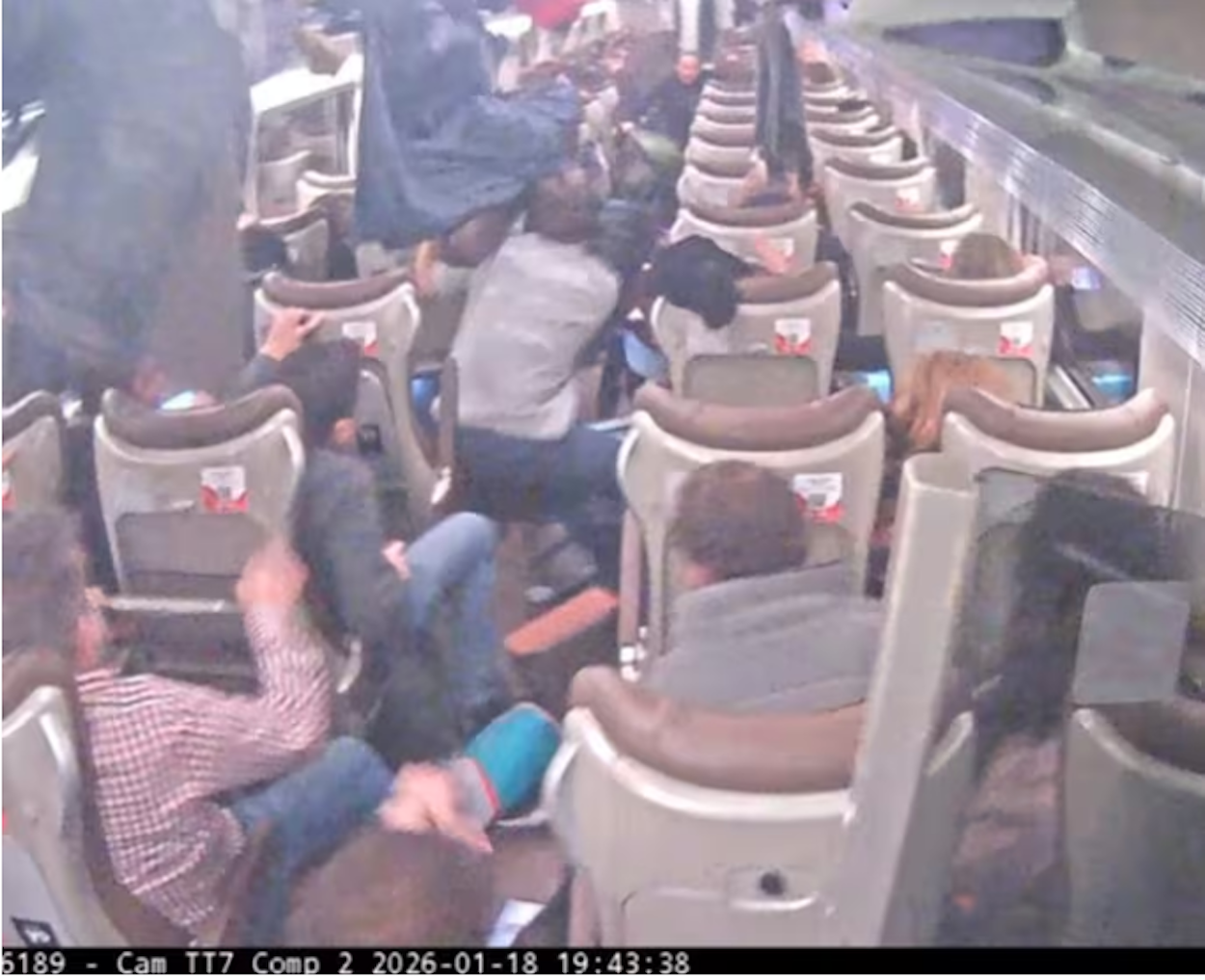Primeras imágenes del accidente de Adamuz desde el interior de los trenes