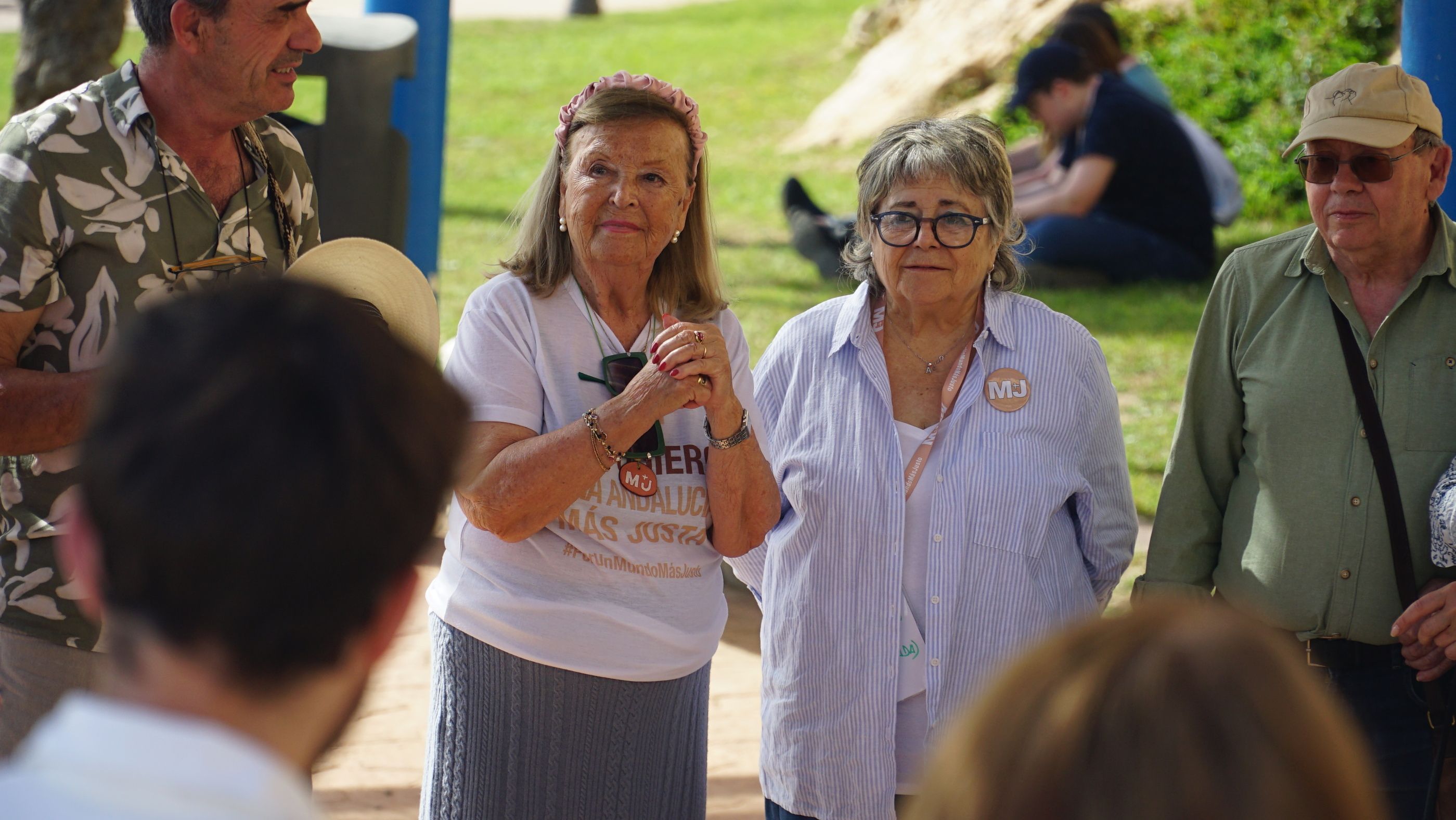 María Luz Gómez, candidata en Andalucía con 91 años: "Los mayores tienen mucho que aportar". Imagen cedida por M+J.