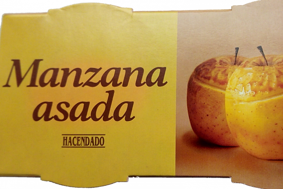 Manzana asada.