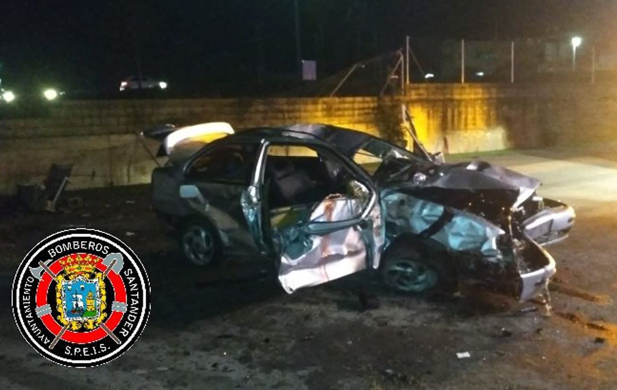 Accidente de tráfico en Santander