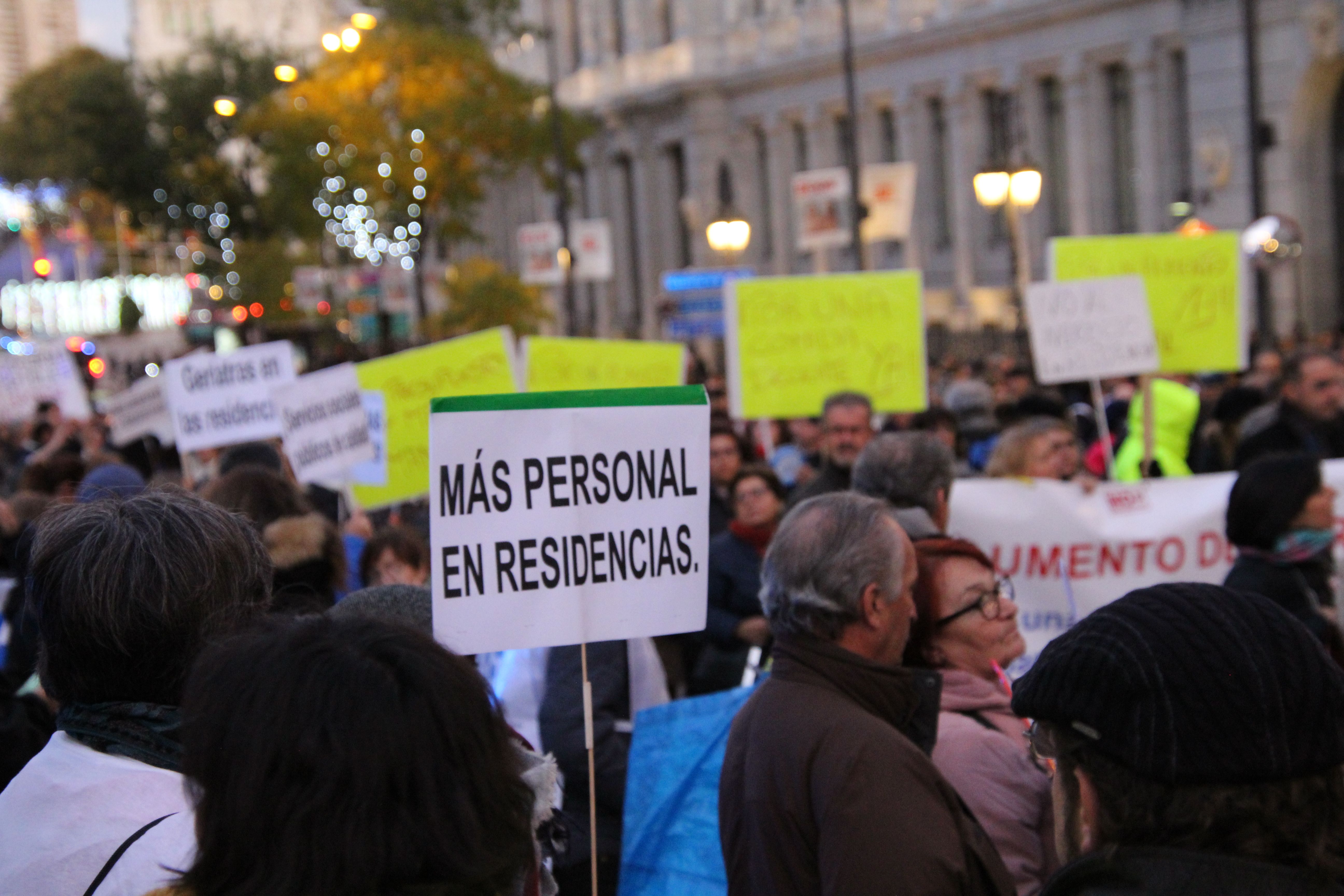 Residencias manifestación