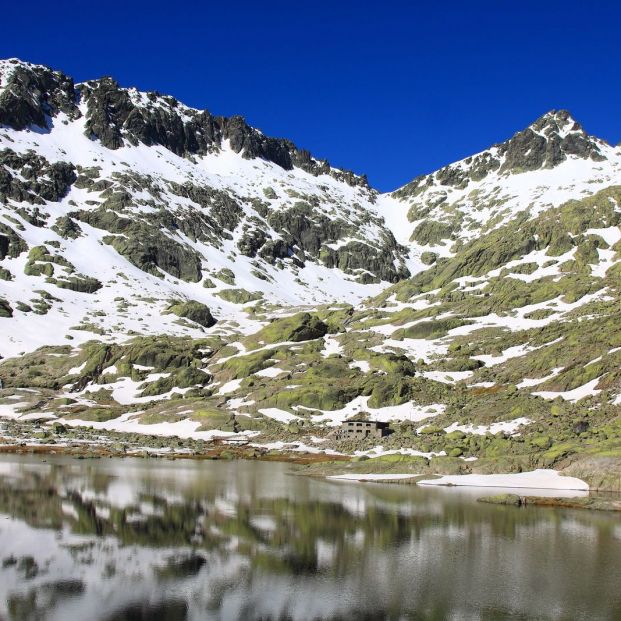 senderismo invierno Laguna Grande Gredos