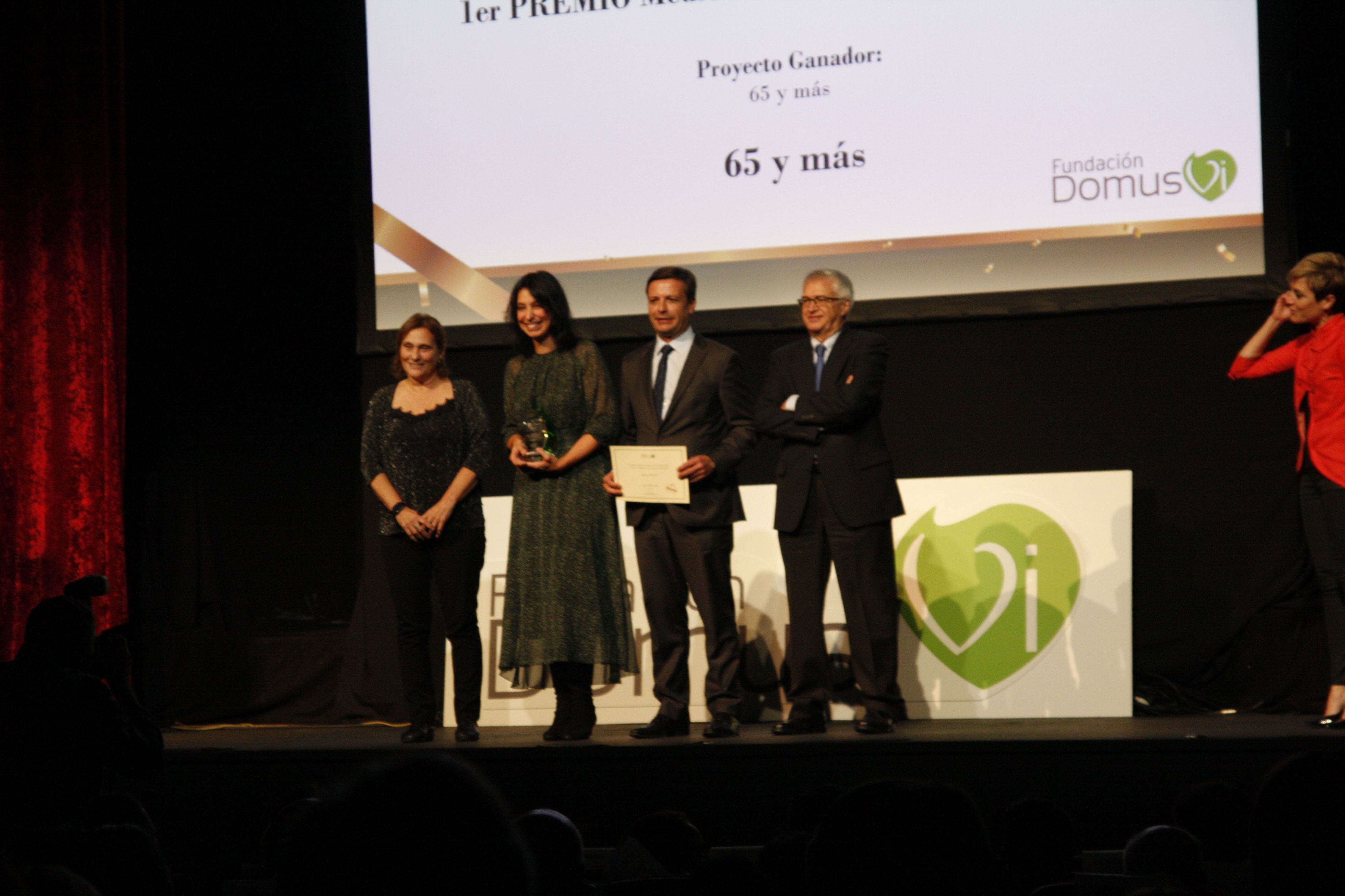 65Ymás galardonado por la Fundación DomusVi con el Premio Medio de Comunicación de Ámbito Nacional