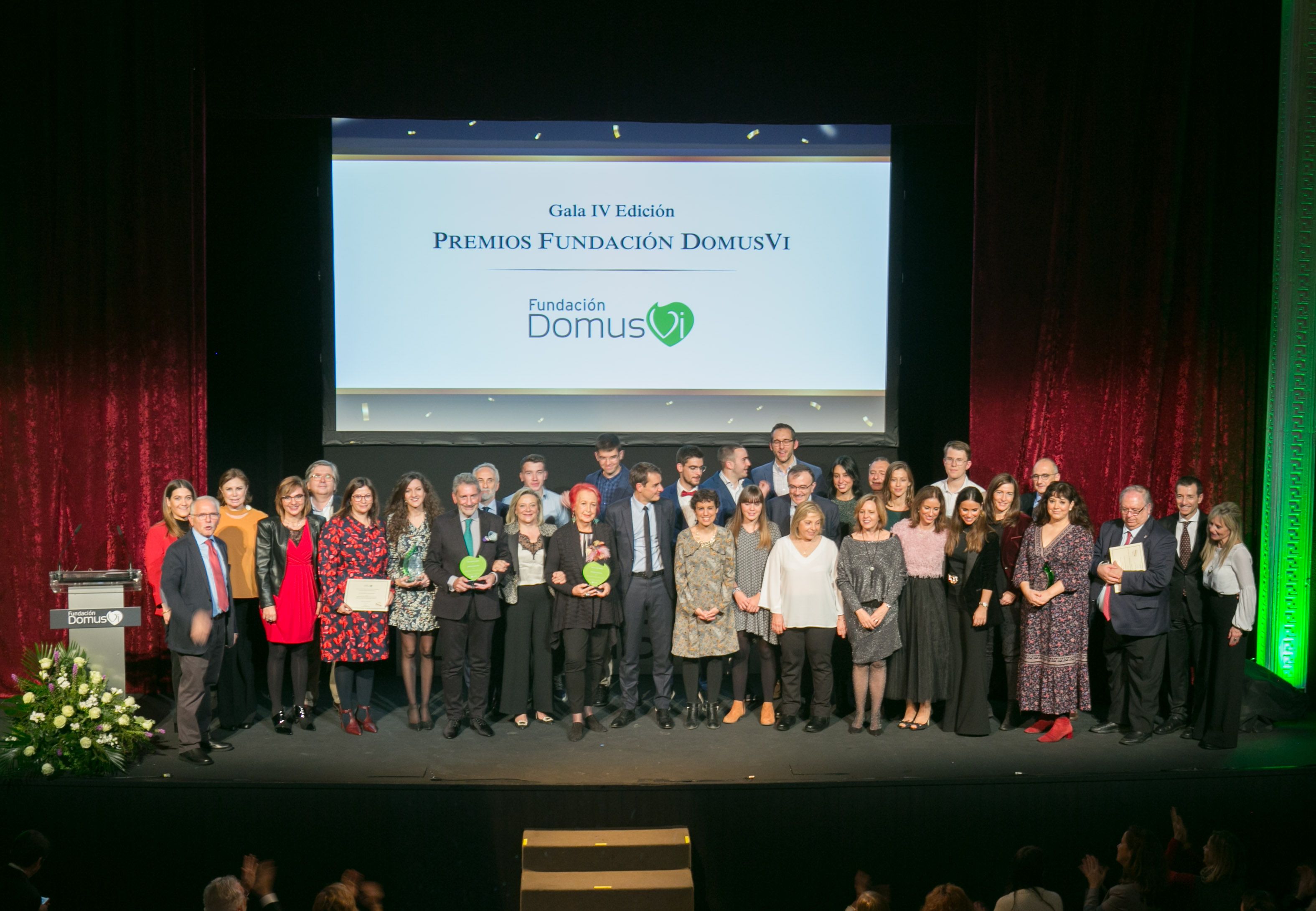 Gala de entrega de la IV edición de los premios de Fundación DomusVi