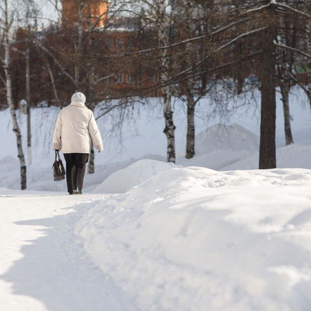 Caminar sobre la nieve