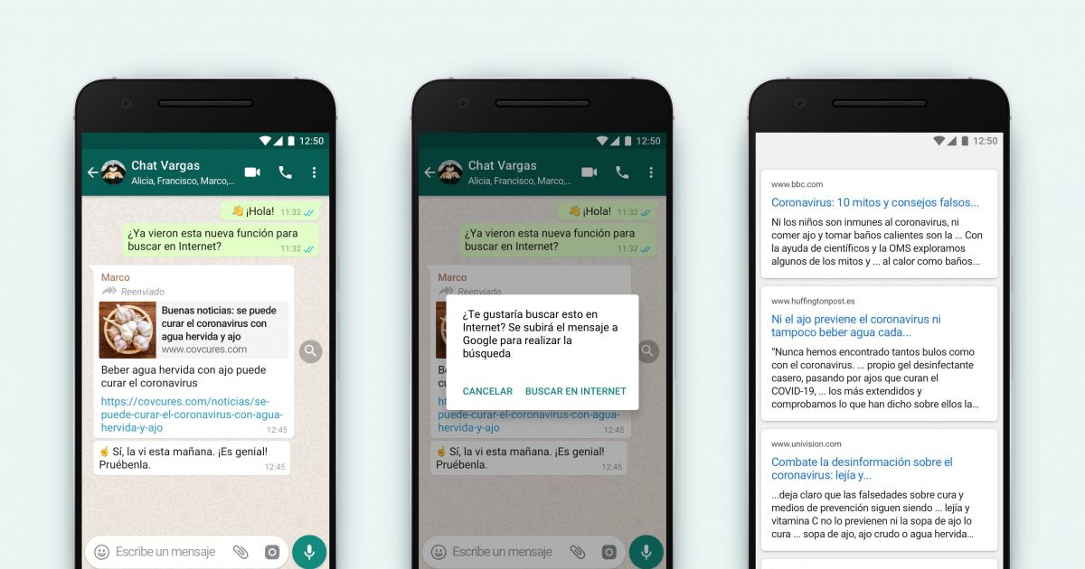 La nueva función de WhatsApp para combatir los bulos