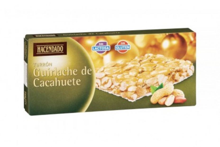 turron de guirlache de cacahuete hacendado 