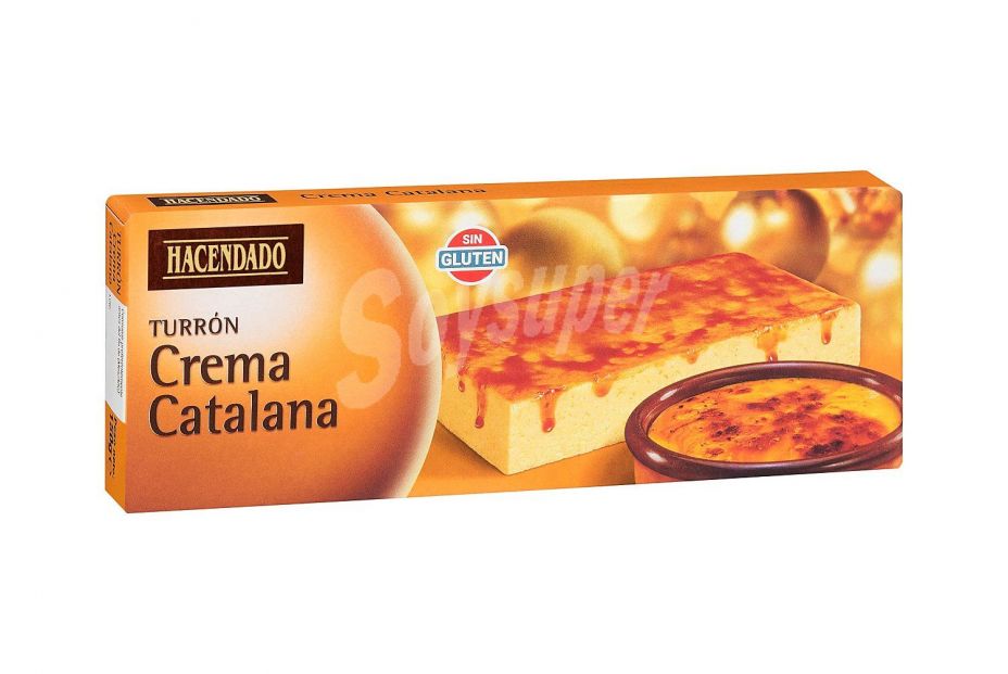 Turrón de crema catalana