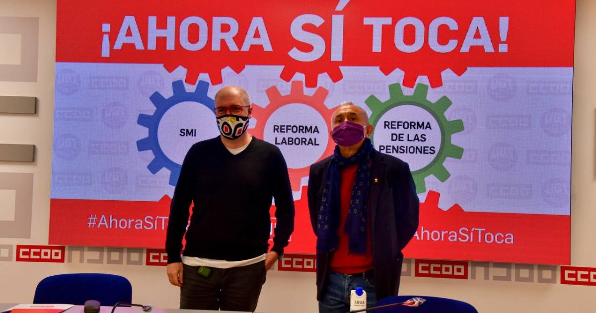 UGT y CCOO se movilizan por las pensiones y el SMI