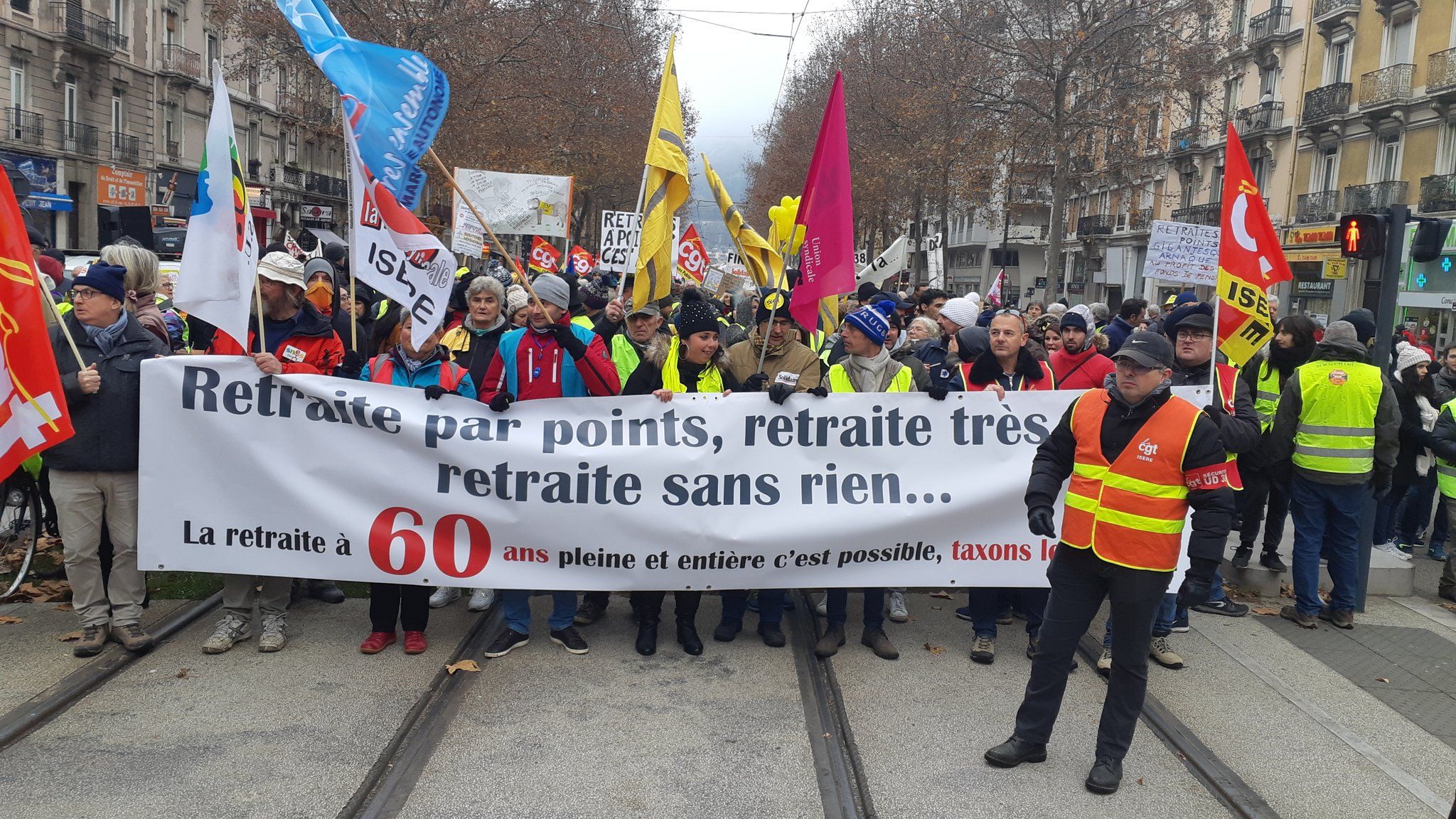 Huelga por las pensiones en Francia