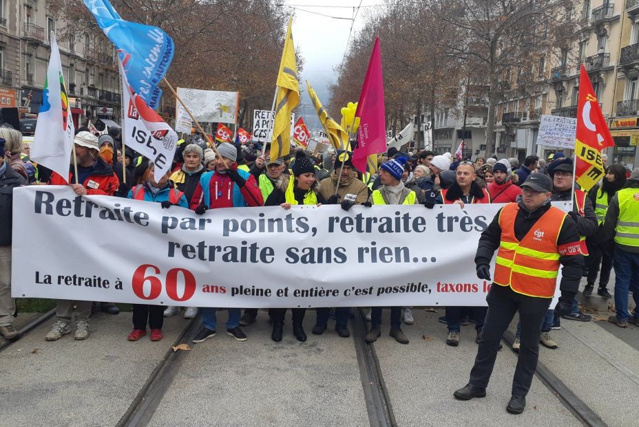 Huelga por las pensiones en Francia