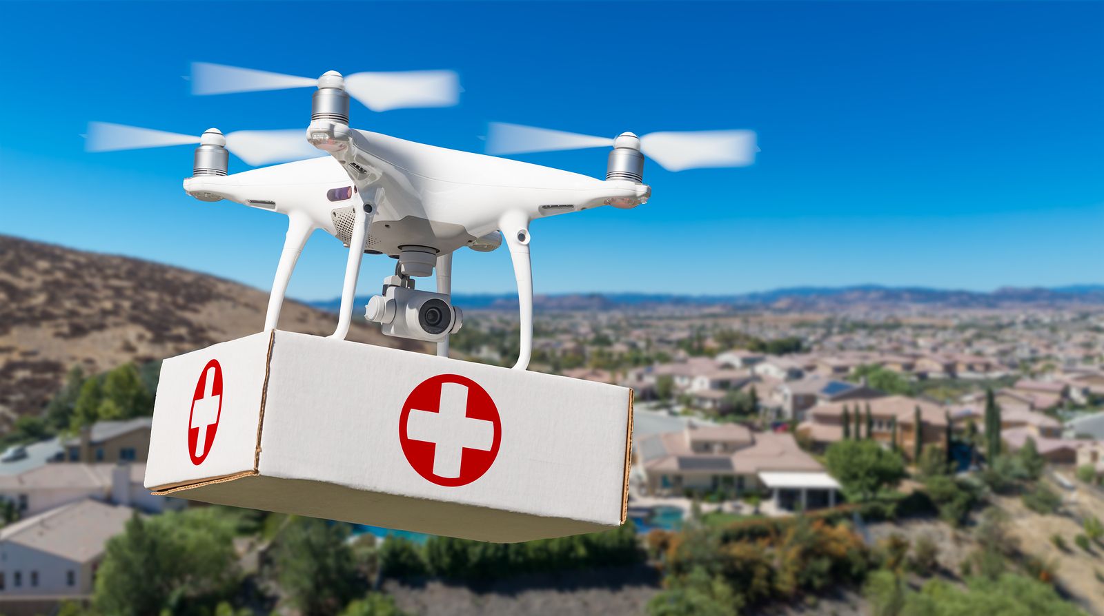 Los drones suministran medicamentos en zonas remotas