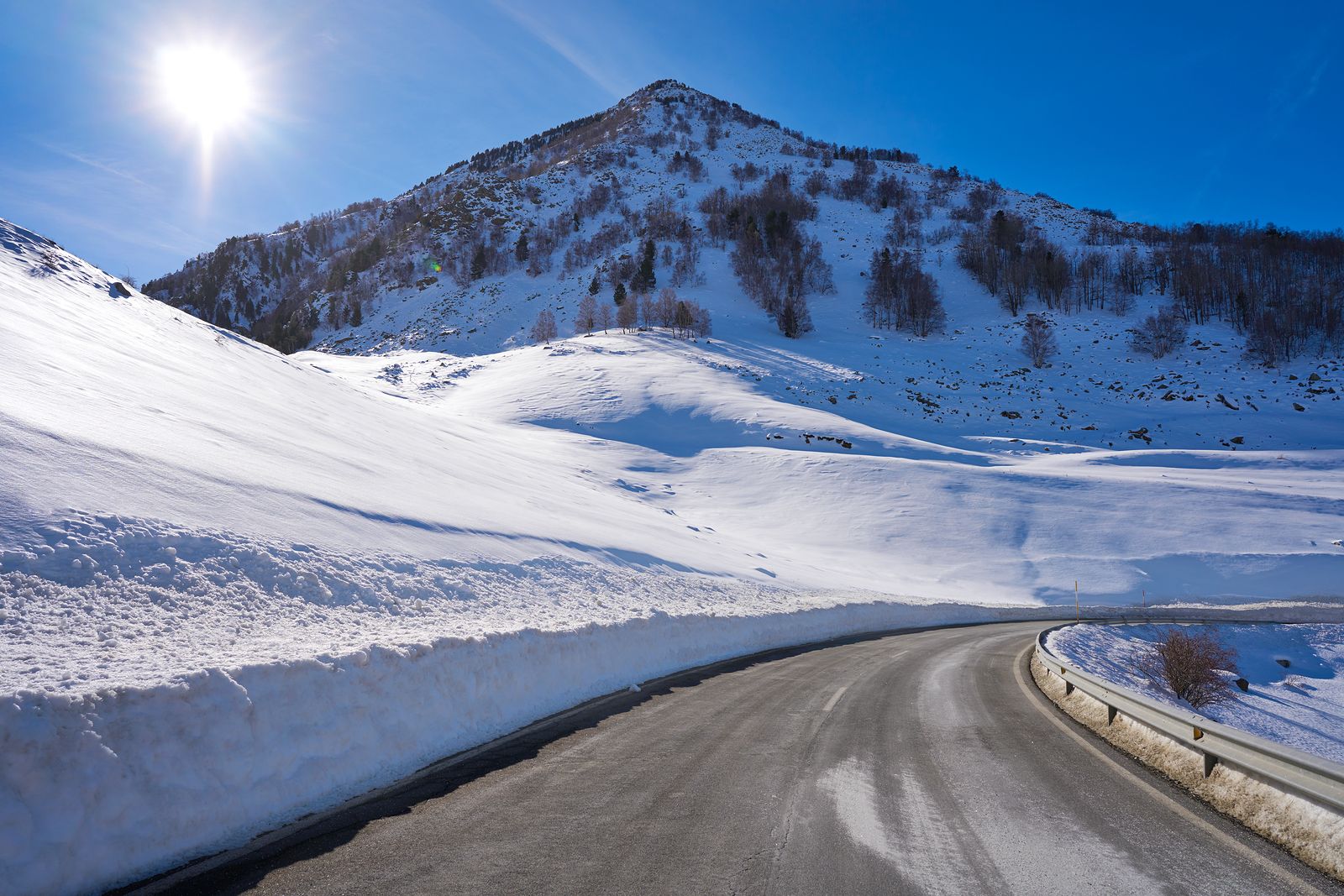 Cuáles son las carreteras españolas más peligrosas en invierno