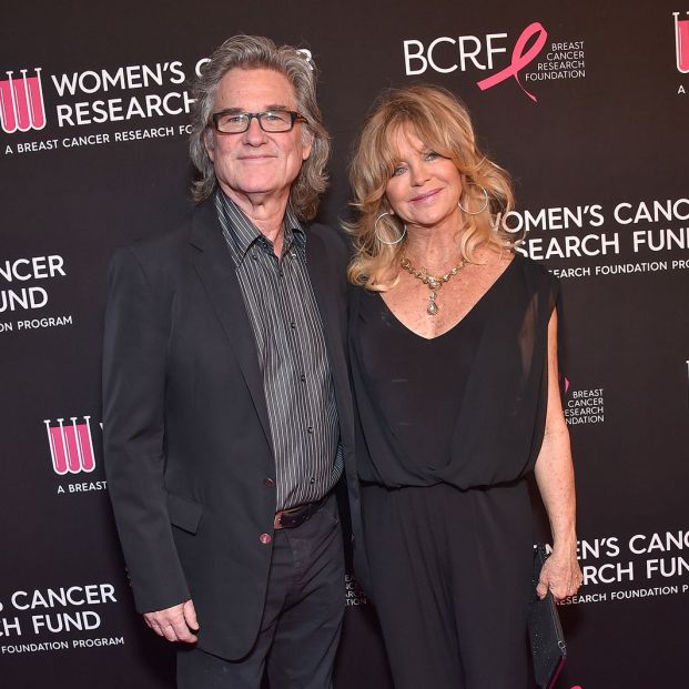 Goldi Hawn junto a su marido Kurt Russell