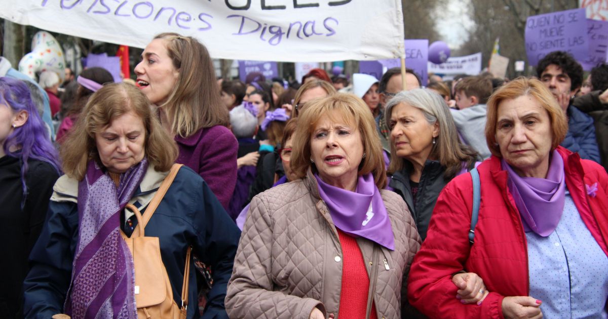 El mensaje de las mujeres mayores para el 8 de marzo